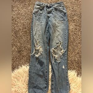 Distressed jeans , Forever 21